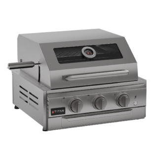 Grill a Gás Home Pro 3 Com Visor 🇧🇷